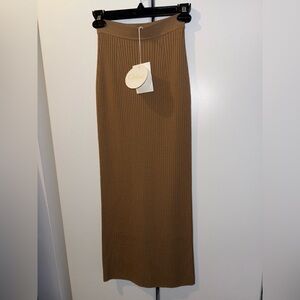 Chloe ribbed knit skirt